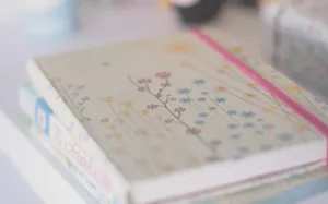 清香淡雅书本桌面壁纸_12