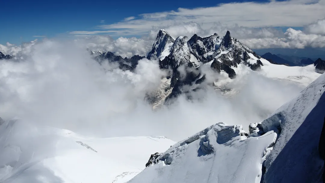 法国勃朗峰雪山风景壁纸第6张