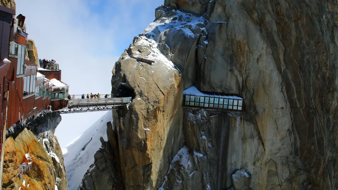 法国勃朗峰雪山风景壁纸第7张
