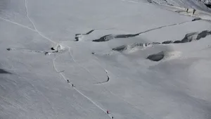 法国勃朗峰雪山风景壁纸_3