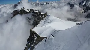 法国勃朗峰雪山风景壁纸_5