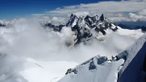 法国勃朗峰雪山风景壁纸_6