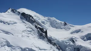 法国勃朗峰雪山风景壁纸_10