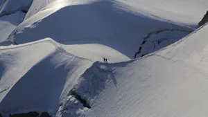 法国勃朗峰雪山风景壁纸_11