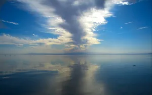 唯美大海天空图片壁纸_7