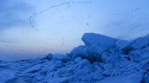 黑龙江兴凯湖冰雪风景壁纸_4