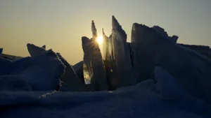 黑龙江兴凯湖冰雪风景壁纸_5