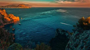山峰山脉景色图片_4