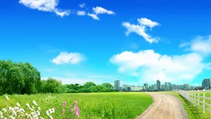 绿色风景图片壁纸_3