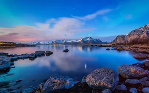 美丽的湖光山色图片壁纸_5