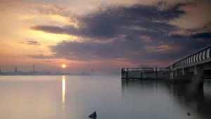 高清深圳湾风景壁纸图片_7