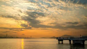 高清深圳湾风景壁纸图片_8
