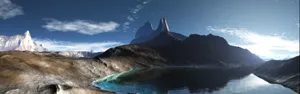 高清山水风景4K双屏壁纸_2