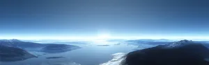 高清山水风景4K双屏壁纸_4