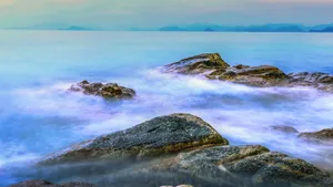 广东深圳背仔角海滩风光_5