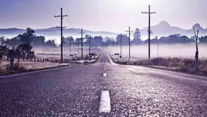 唯美道路风光壁纸_12
