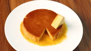 甜品焦糖布丁图片_16