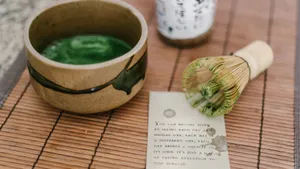 高清绿色抹茶图片_4