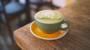 高清绿色抹茶图片_6