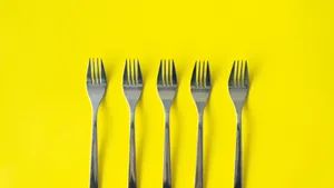 高清不锈钢餐具图片_7