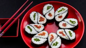 好吃又美味的寿司图片_11