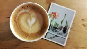 唯美咖啡拉花图片_3