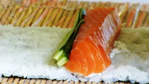 日式料理生鱼片图片_3