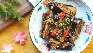 香喷喷的红烧茄子图片_3