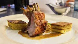 美食烤羊排图片_1