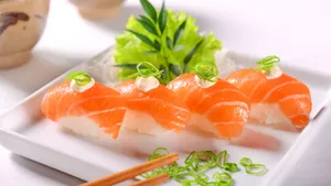 营养美食寿司4k图片