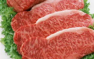 营养美食雪花牛肉片食材_6
