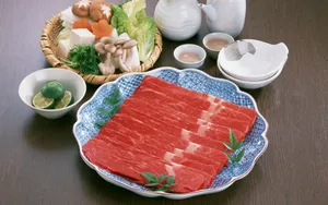 营养美食雪花牛肉片食材_8