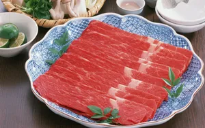 营养美食雪花牛肉片食材_9