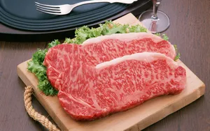 营养美食雪花牛肉片食材_15