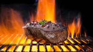 大块美食烤肉图片_4