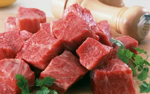 上等的雪花牛肉食材图片_2