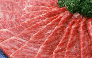 上等的雪花牛肉食材图片_5