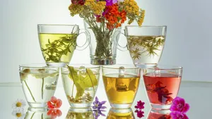 香味浓郁的花茶图片_8