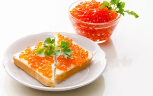美食鱼子酱图片