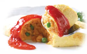 美食蛋包饭图片壁纸_7