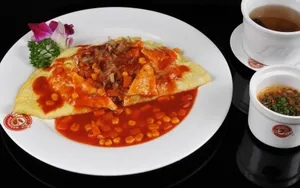 美食蛋包饭图片壁纸_9
