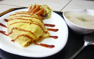 美食蛋包饭图片壁纸_11