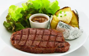 营养牛肉美食桌面壁纸_14
