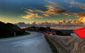 公路沿途的风景壁纸_21