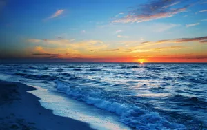 大海海浪浪花图片_2
