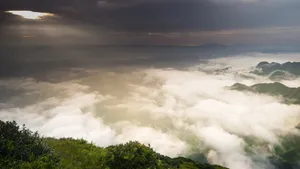 山峰云海图片_8