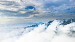 山峰云海图片_13