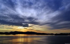 大海日出日落图片壁纸_10