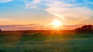 唯美夕阳日落桌面壁纸_8