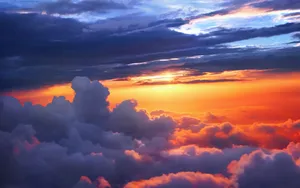 唯美天空云层图片壁纸_2